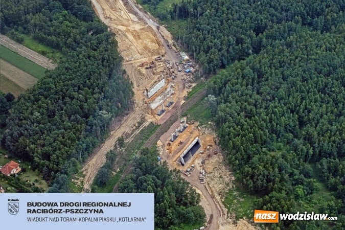 Zdjęcie w galerii na portalu naszwodzislaw.com: Pierwszy kilometr drogi Racibórz-Pszczyna gotowy wiadomości z regionu