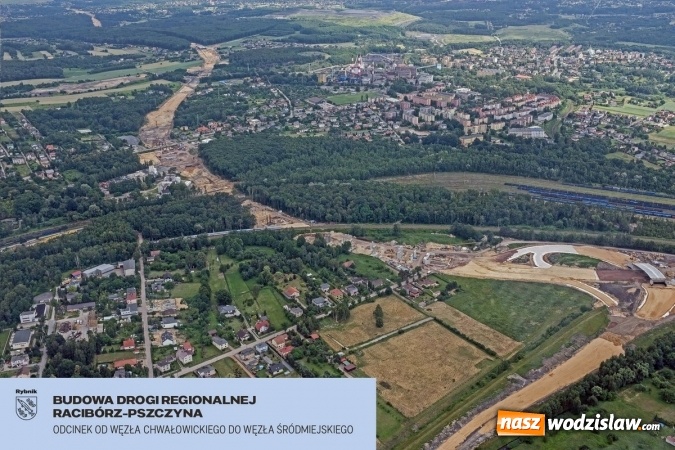 Zdjęcie w galerii na portalu naszwodzislaw.com: Pierwszy kilometr drogi Racibórz-Pszczyna gotowy wiadomości z regionu