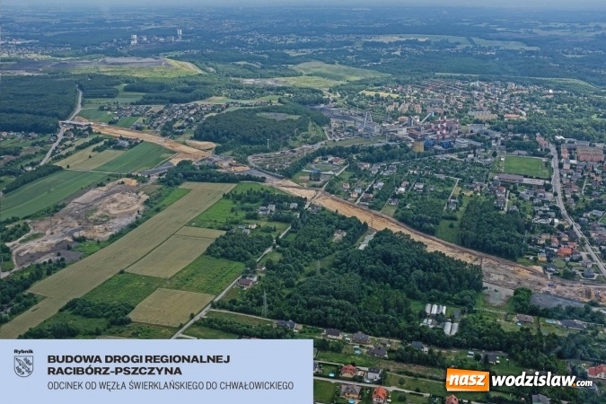 Zdjęcie w galerii na portalu naszwodzislaw.com: Pierwszy kilometr drogi Racibórz-Pszczyna gotowy wiadomości z regionu