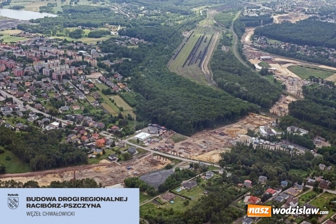 Zdjęcie w galerii na portalu naszwodzislaw.com: Pierwszy kilometr drogi Racibórz-Pszczyna gotowy wiadomości z regionu