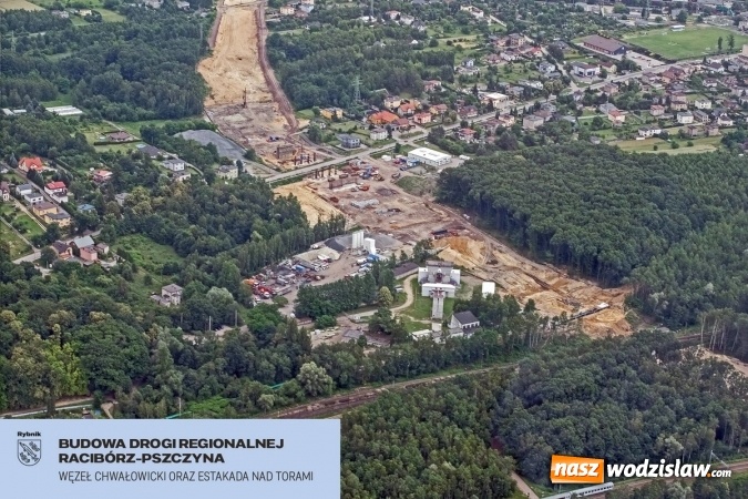 Zdjęcie w galerii na portalu naszwodzislaw.com: Pierwszy kilometr drogi Racibórz-Pszczyna gotowy wiadomości z regionu