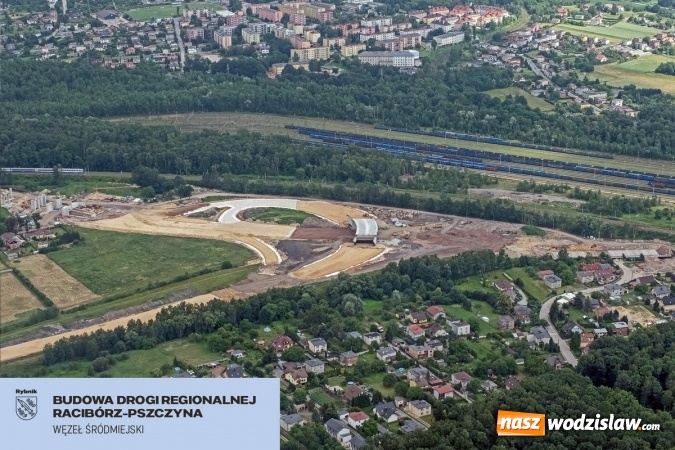 Zdjęcie w galerii na portalu naszwodzislaw.com: Pierwszy kilometr drogi Racibórz-Pszczyna gotowy wiadomości z regionu