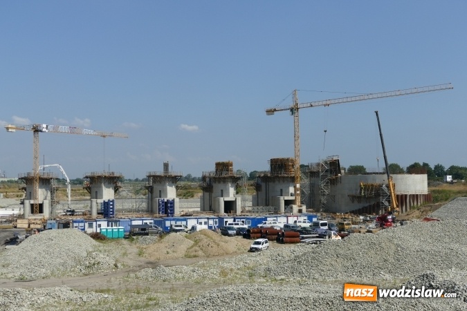 Zdjęcie w galerii na portalu naszwodzislaw.com: Lubomia-Racibórz. Wojewoda wizytował teren budowy zbiornika wiadomości z regionu