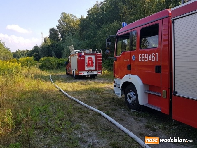 Zdjęcie w galerii na portalu naszwodzislaw.com: Strażacy walczyli z pożarem trawy w Godowie wiadomości z regionu