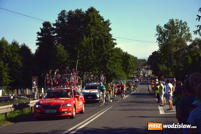 Zdjęcie w galerii na portalu naszwodzislaw.com: Tour de Pologne: Zobacz, jak w Mszanie i Połomi witano kolarzy  wiadomości z regionu