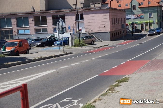 Zdjęcie w galerii na portalu naszwodzislaw.com: Na ulicy 26 Marca w Wodzisławiu powstała nowa ścieżka rowerowa wiadomości z regionu