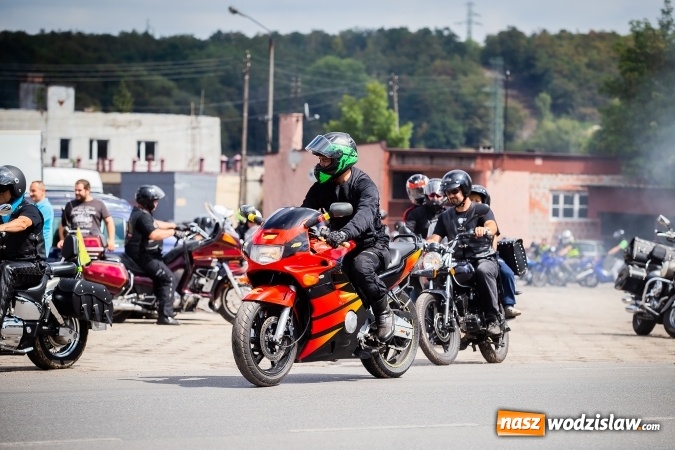 Zdjęcie w galerii na portalu naszwodzislaw.com: Parada ulicami miasta w ramach zlotu motocyklowego w Pszowie wiadomości z regionu