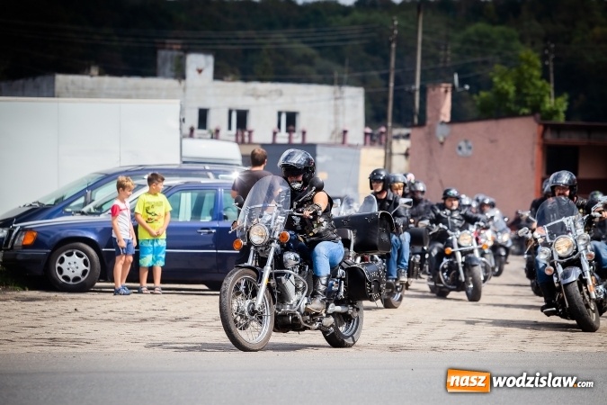 Zdjęcie w galerii na portalu naszwodzislaw.com: Parada ulicami miasta w ramach zlotu motocyklowego w Pszowie wiadomości z regionu