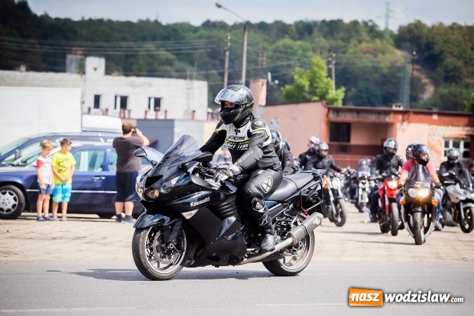 Zdjęcie w galerii na portalu naszwodzislaw.com: Parada ulicami miasta w ramach zlotu motocyklowego w Pszowie wiadomości z regionu