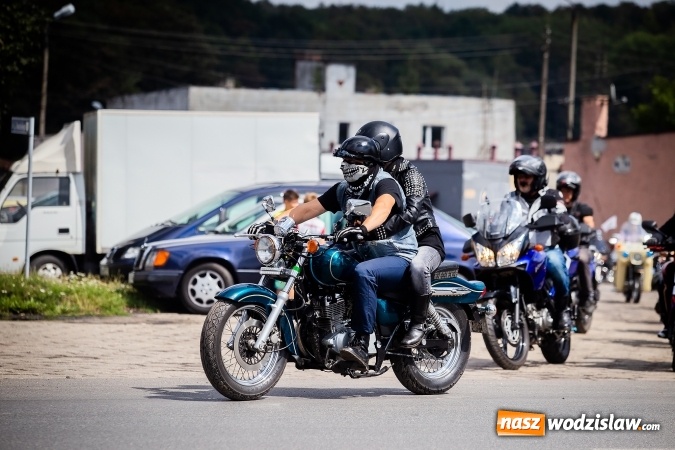 Zdjęcie w galerii na portalu naszwodzislaw.com: Parada ulicami miasta w ramach zlotu motocyklowego w Pszowie wiadomości z regionu