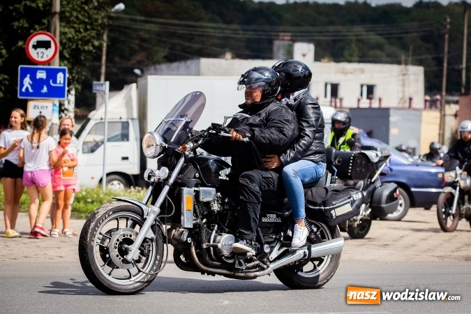 Zdjęcie w galerii na portalu naszwodzislaw.com: Parada ulicami miasta w ramach zlotu motocyklowego w Pszowie wiadomości z regionu