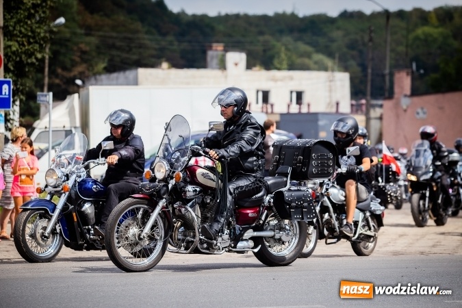 Zdjęcie w galerii na portalu naszwodzislaw.com: Parada ulicami miasta w ramach zlotu motocyklowego w Pszowie wiadomości z regionu
