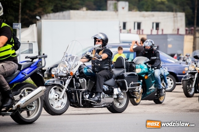 Zdjęcie w galerii na portalu naszwodzislaw.com: Parada ulicami miasta w ramach zlotu motocyklowego w Pszowie wiadomości z regionu