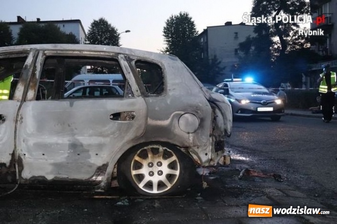 Zdjęcie w galerii na portalu naszwodzislaw.com: Tragedia w Rybniku. Powodem pożaru nieszczelny przewód paliwowy  wiadomości z regionu