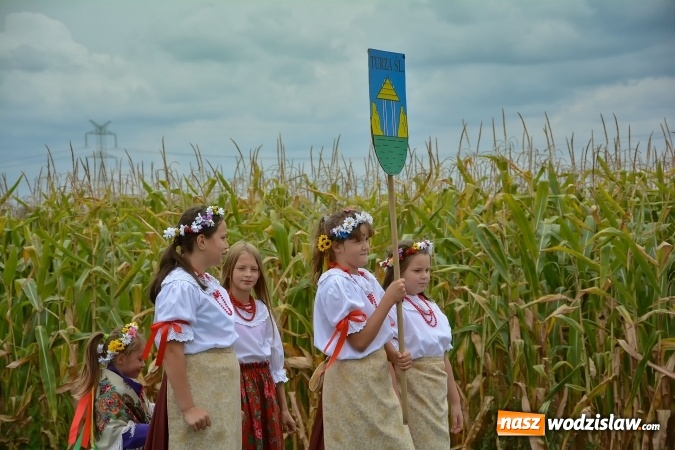 Zdjęcie w galerii na portalu naszwodzislaw.com: Gminne Dożynki w Gorzycach. Górnicy nieśli koronę wiadomości z regionu