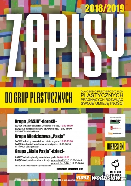 Zdjęcie w galerii na portalu naszwodzislaw.com: MOK w Radlinie ogłasza zapisy do grup plastycznych wiadomości z regionu