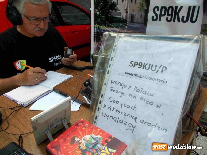 Zdjęcie w galerii na portalu naszwodzislaw.com: Ekspedycja Gorzyce. Krótkofalowcy uczcili rocznicę urodzin grafa von Arco  wiadomości z regionu
