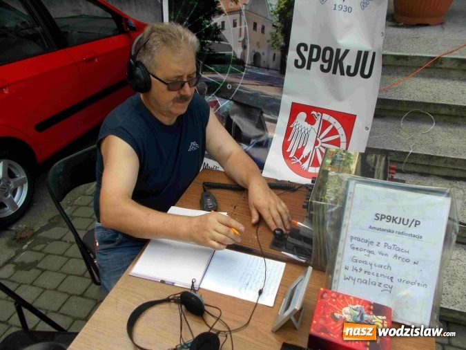 Zdjęcie w galerii na portalu naszwodzislaw.com: Ekspedycja Gorzyce. Krótkofalowcy uczcili rocznicę urodzin grafa von Arco  wiadomości z regionu