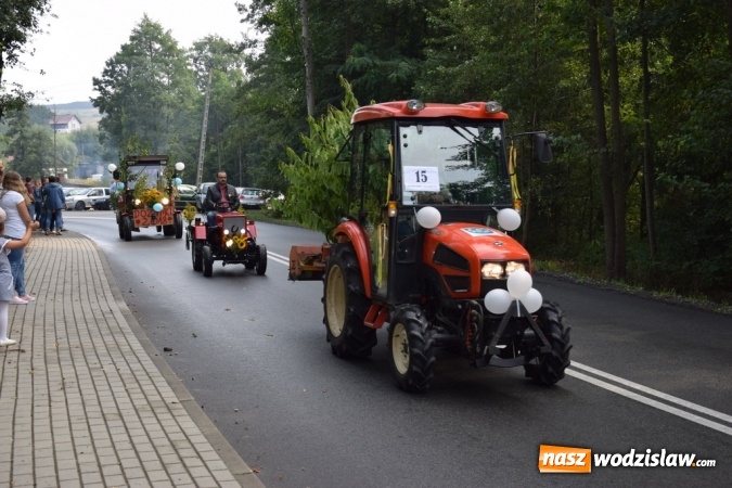 Zdjęcie w galerii na portalu naszwodzislaw.com: Rekordowy korowód na dożynkach gminy Mszana wiadomości z regionu
