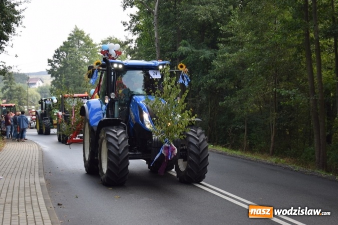Zdjęcie w galerii na portalu naszwodzislaw.com: Rekordowy korowód na dożynkach gminy Mszana wiadomości z regionu