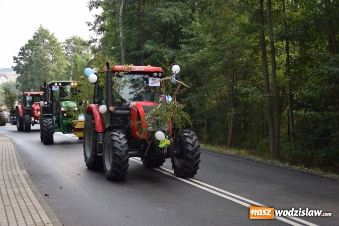 Zdjęcie w galerii na portalu naszwodzislaw.com: Rekordowy korowód na dożynkach gminy Mszana wiadomości z regionu