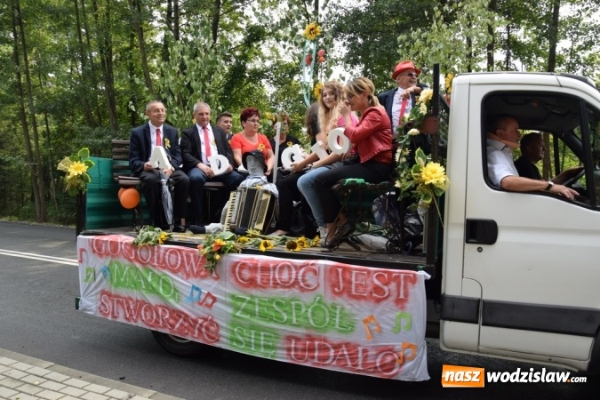 Zdjęcie w galerii na portalu naszwodzislaw.com: Rekordowy korowód na dożynkach gminy Mszana wiadomości z regionu