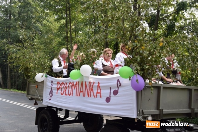 Zdjęcie w galerii na portalu naszwodzislaw.com: Rekordowy korowód na dożynkach gminy Mszana wiadomości z regionu