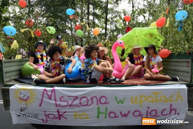 Zdjęcie w galerii na portalu naszwodzislaw.com: Rekordowy korowód na dożynkach gminy Mszana wiadomości z regionu