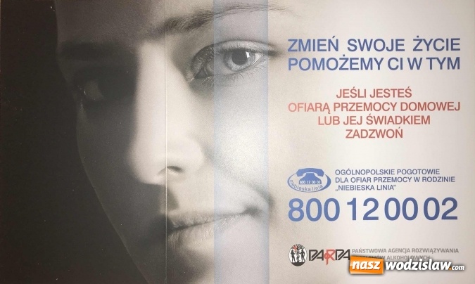 Zdjęcie w galerii na portalu naszwodzislaw.com: Widzisz przemoc? Zadzwoń na Niebieską Linię wiadomości z regionu