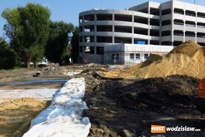 Zdjęcie w galerii na portalu naszwodzislaw.com: W Rybniku powstaje ogromny wielopoziomowy parking FOTO wiadomości z regionu