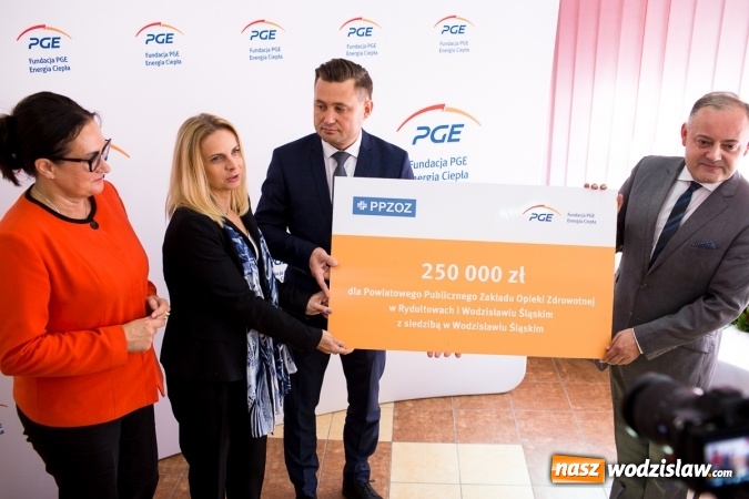 Zdjęcie w galerii na portalu naszwodzislaw.com: Fundacja PGE Energia Ciepła wsparła finansowo szpital w Wodzisławiu Śląskim wiadomości z regionu