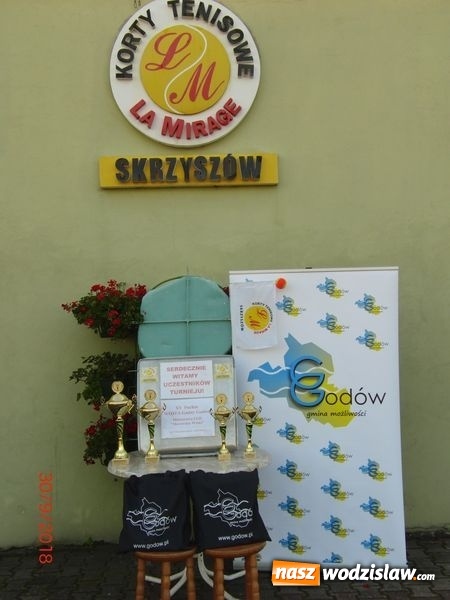 Zdjęcie w galerii na portalu naszwodzislaw.com: XV Turniej Tenisa Ziemnego o Puchar Wójta Gminy Godów za nami wiadomości z regionu