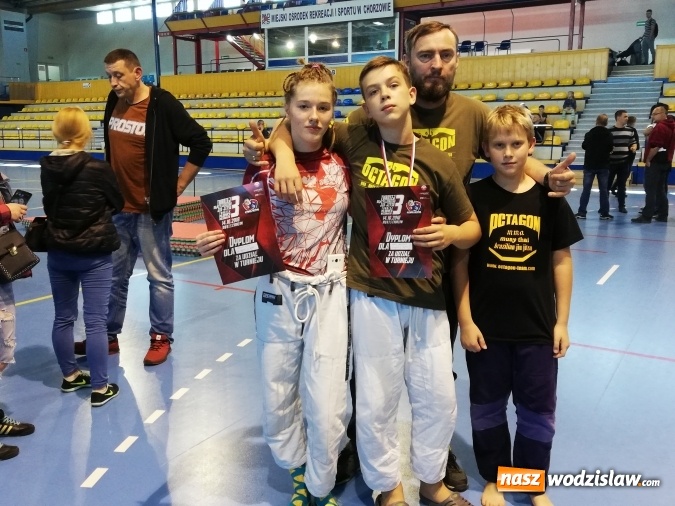 Zdjęcie w galerii na portalu naszwodzislaw.com: Medale Octagon Team Junior na turnieju BJJ w Chorzowie wiadomości z regionu