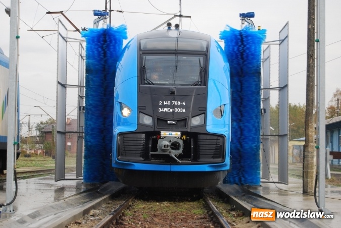 Zdjęcie w galerii na portalu naszwodzislaw.com: Koleje Śląskie z nową myjką automatyczną  wiadomości z regionu