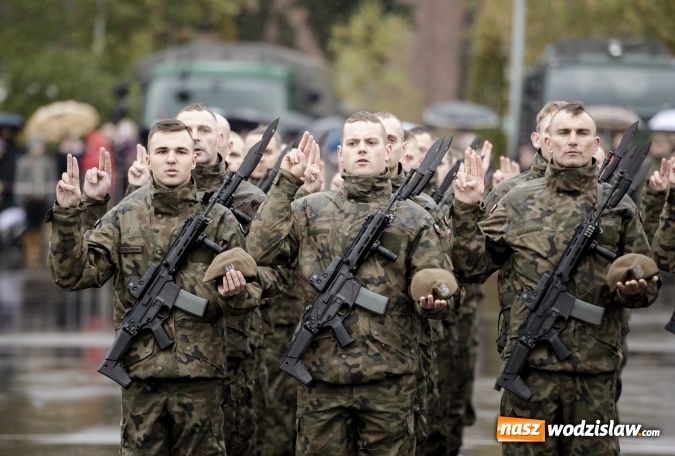 Zdjęcie w galerii na portalu naszwodzislaw.com: Przysięga żołnierzy 13. Śląskiej Brygady Obrony Terytorialnej wiadomości z regionu