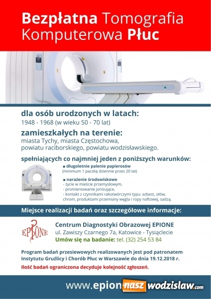 Zdjęcie w galerii na portalu naszwodzislaw.com: Bezpłatna tomografia płuc dla mieszkańców powiatu wiadomości z regionu