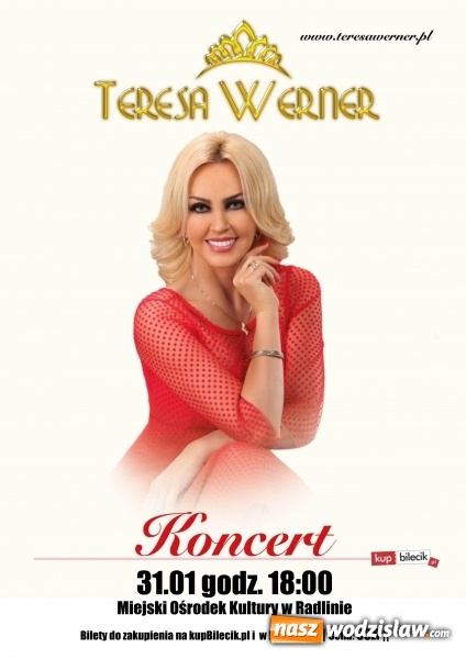 Zdjęcie w galerii na portalu naszwodzislaw.com: MOK w Radlinie zaprasza na koncert Teresy Werner wiadomości z regionu