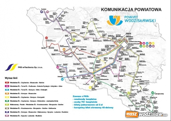 Zdjęcie w galerii na portalu naszwodzislaw.com: Zmiany w rozkładzie jazdy. Powiat uruchamia nową linię wiadomości z regionu