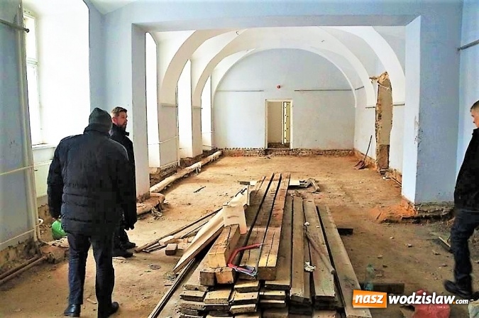 Zdjęcie w galerii na portalu naszwodzislaw.com: Trwa remont Pałacu Dietrichsteinów wiadomości z regionu