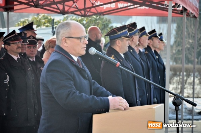 Zdjęcie w galerii na portalu naszwodzislaw.com: Dwa nowe samochody bojowe dla jednostek OSP z powiatu wodzisławskiego wiadomości z regionu