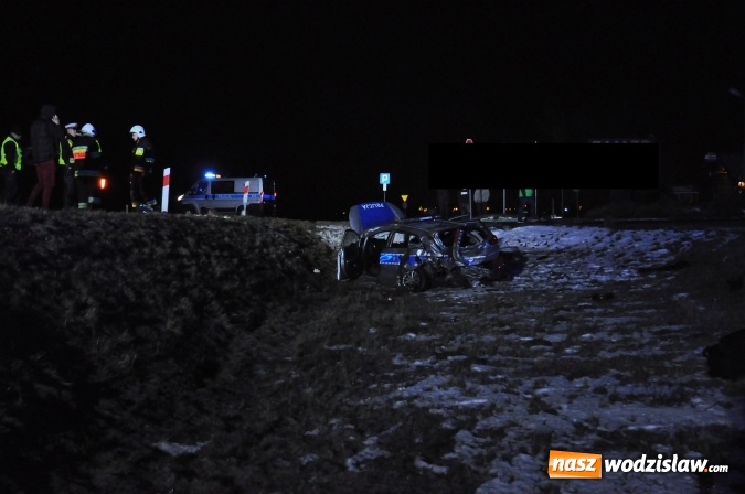 Zdjęcie w galerii na portalu naszwodzislaw.com: DK 78 Chałupki-Olza. Kierowca z Wodzisławia Śląskiego staranował policyjny radiowóz wiadomości z regionu