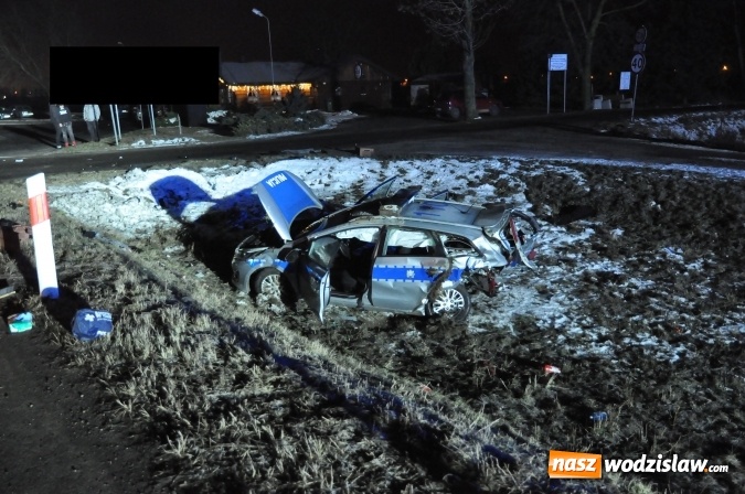 Zdjęcie w galerii na portalu naszwodzislaw.com: DK 78 Chałupki-Olza. Kierowca z Wodzisławia Śląskiego staranował policyjny radiowóz wiadomości z regionu