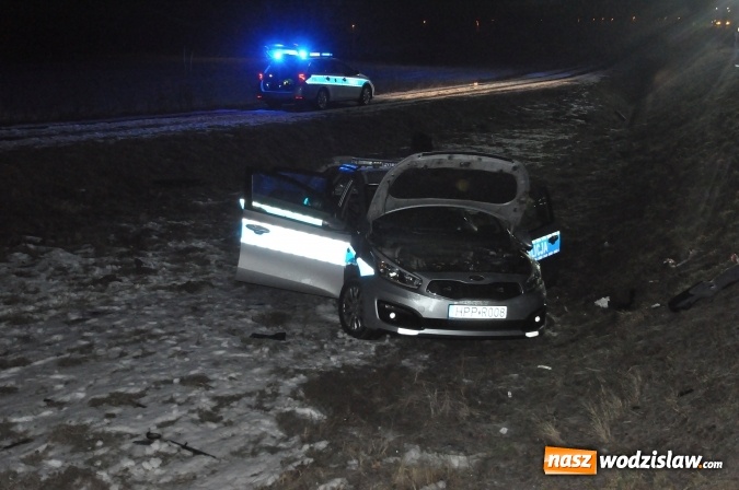 Zdjęcie w galerii na portalu naszwodzislaw.com: DK 78 Chałupki-Olza. Kierowca z Wodzisławia Śląskiego staranował policyjny radiowóz wiadomości z regionu