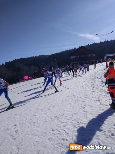 Zdjęcie w galerii na portalu naszwodzislaw.com: Zawodnik KS Ski Team Wodzisław Śląski na podium Pucharu Polski w Ptaszkowej wiadomości z regionu