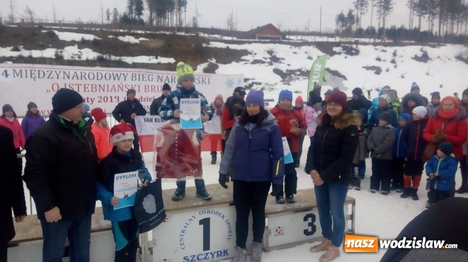 Zdjęcie w galerii na portalu naszwodzislaw.com: Oskar Kremski na podium 44 Międzynarodowego Biegu Narciarskiego o Istebniański Bruclik wiadomości z regionu