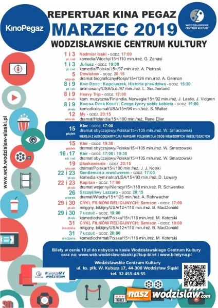 Zdjęcie w galerii na portalu naszwodzislaw.com: Marzec w WCK i kinie Pegaz wiadomości z regionu