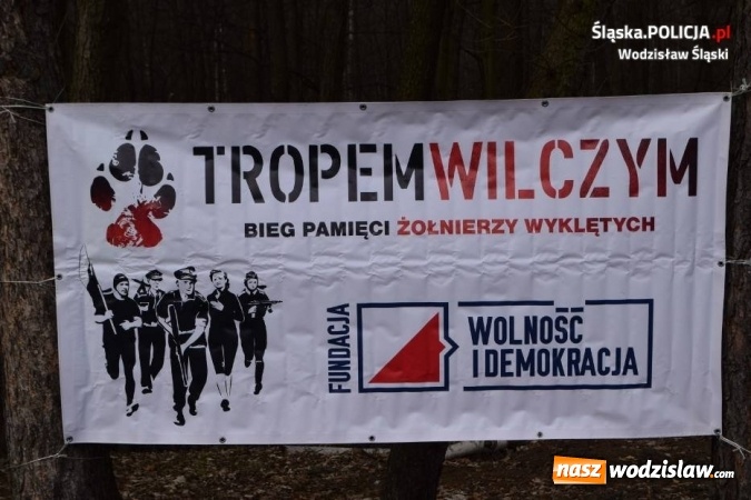 Zdjęcie w galerii na portalu naszwodzislaw.com: Wodzisławscy policjanci pobiegli Tropem Wilczym w Biegu Pamięci Żołnierzy Wyklętych wiadomości z regionu