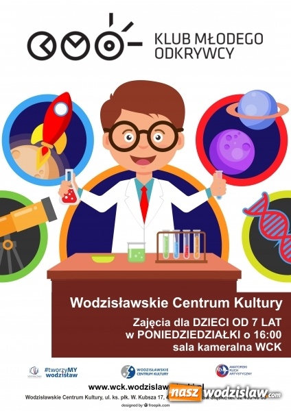 Zdjęcie w galerii na portalu naszwodzislaw.com: Klub Młodego Odkrywcy w WCK, czyli zajęcia naukowo-techniczne dla dzieci wiadomości z regionu