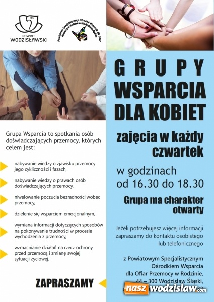 Zdjęcie w galerii na portalu naszwodzislaw.com: W Wodzisławiu ruszają spotkania grupy wsparcia dla kobiet wiadomości z regionu