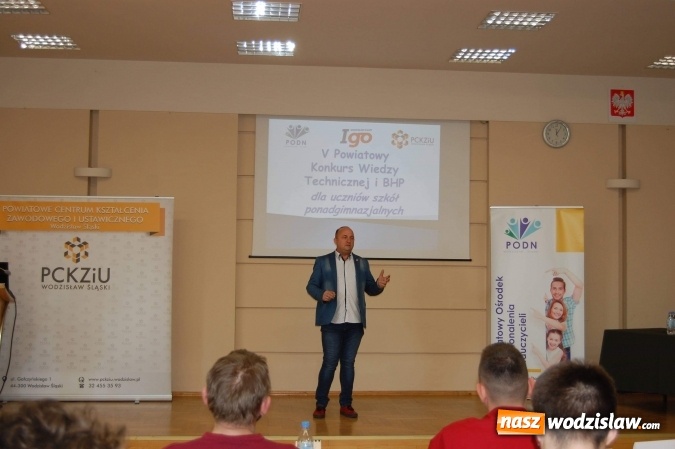 Zdjęcie w galerii na portalu naszwodzislaw.com: V Powiatowy Konkurs Wiedzy Technicznej i BHP w Wodzisławiu Śląskim wiadomości z regionu